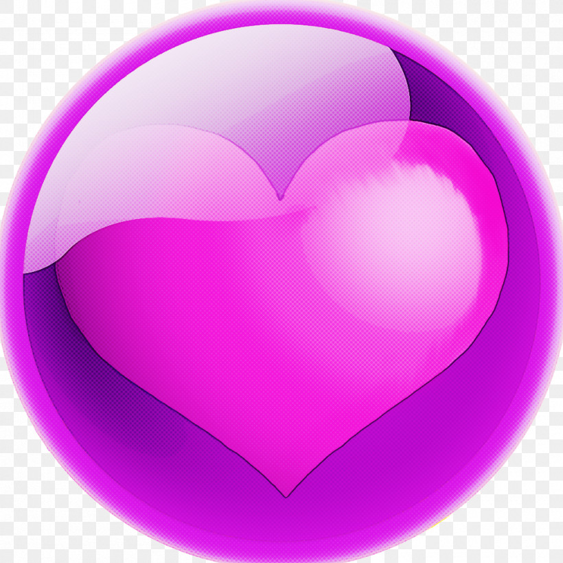 Heart Purple Violet Pink Magenta, PNG, 1000x1000px, Heart, Circle, Love, Magenta, Material Property Download Free
