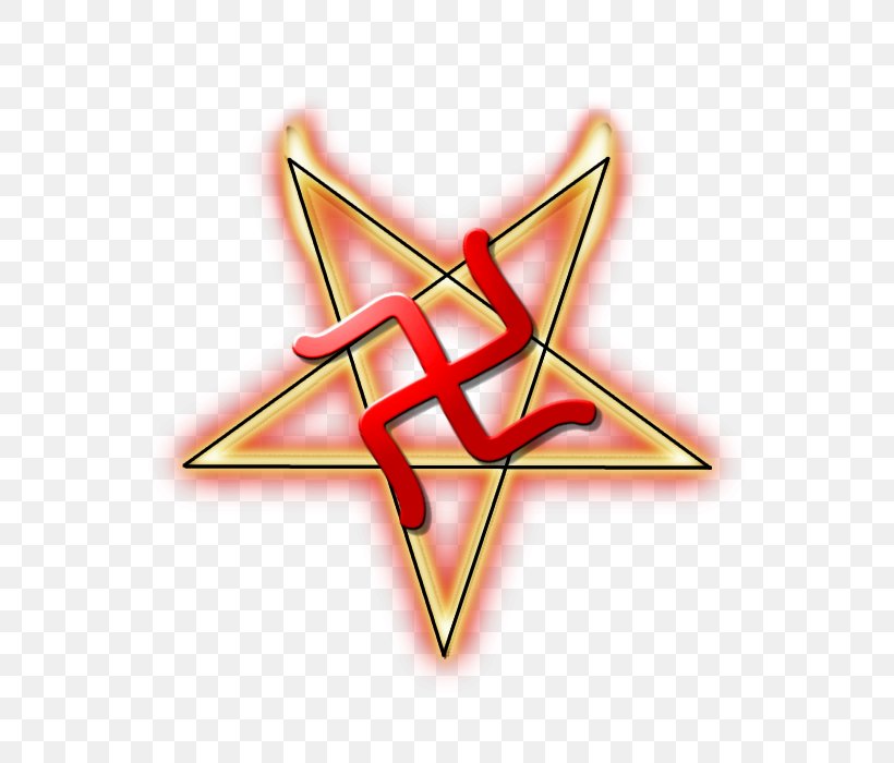 Pentagram Swastika Symbol Black Magic Satanism, PNG, 700x700px, Pentagram, Art, Black Magic, Demon, Digital Art Download Free
