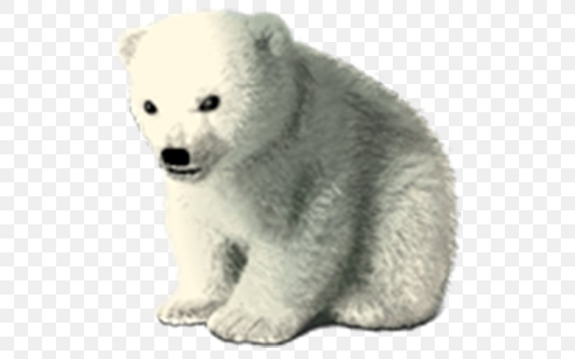 Polar Bear Clip Art, PNG, 512x512px, Polar Bear, Animal, Bear, Carnivoran, Cuteness Download Free