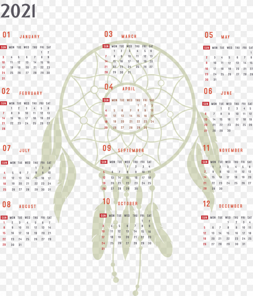 Year 2021 Calendar Printable 2021 Yearly Calendar 2021 Full Year Calendar, PNG, 2572x3000px, 2021 Calendar, Year 2021 Calendar, Calendar System, Geometry, Line Download Free