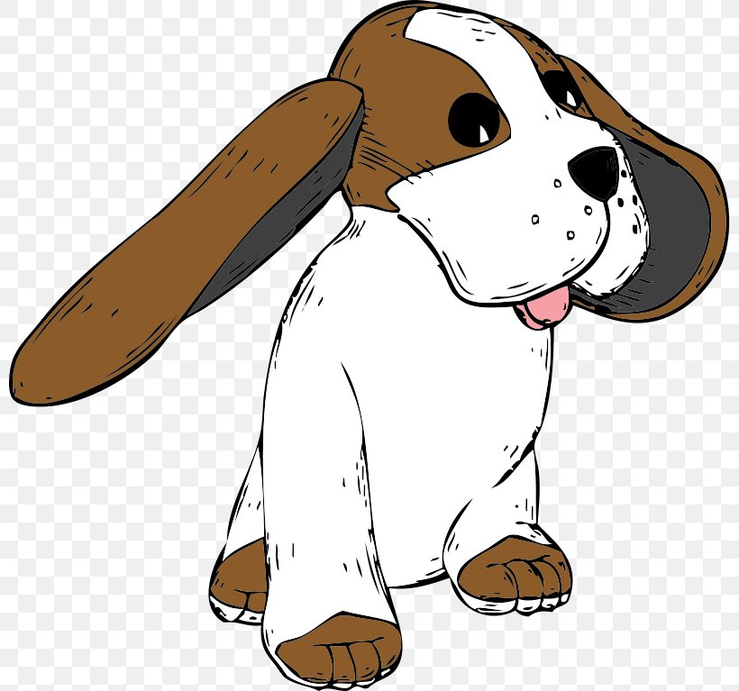 Dog Puppy Animation Clip Art, PNG, 800x767px, Dog, Animation, Beagle, Beak, Carnivoran Download Free