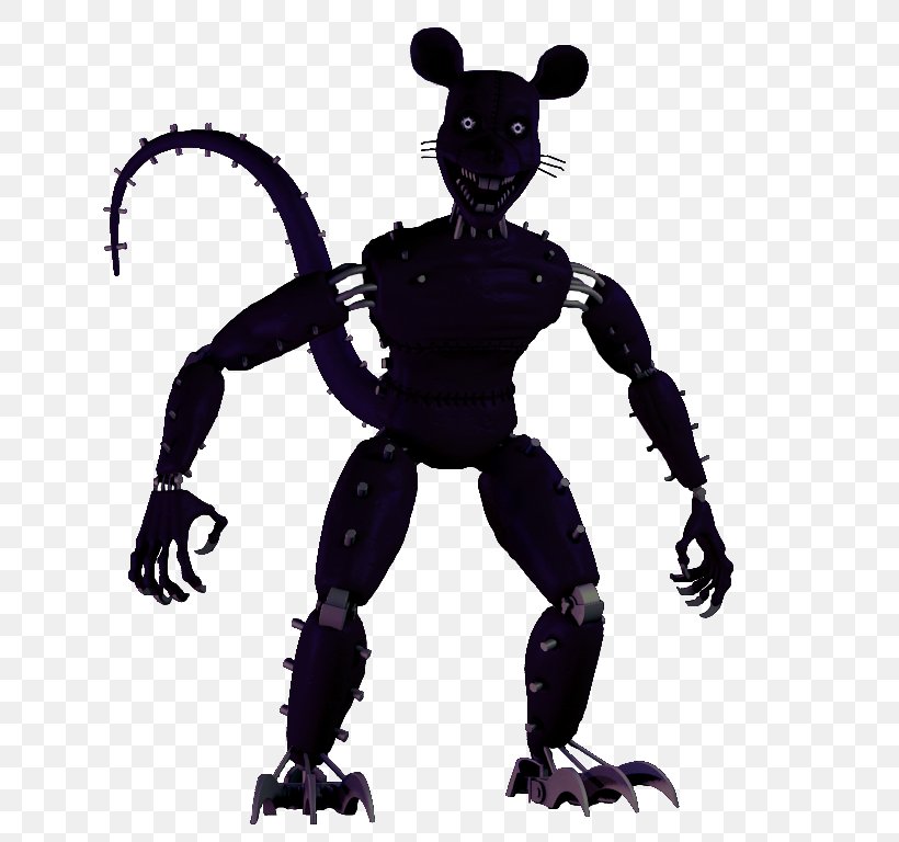 Five Nights At Freddy's 3 Ultimate Custom Night Five Nights At Freddy's 4 Scott Cawthon Mouse, PNG, 768x768px, Ultimate Custom Night, Action Figure, Animatronics, Art, Black Rat Download Free