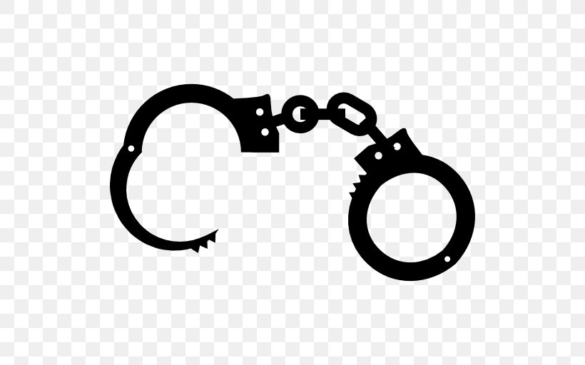 Handcuffs Police Clip Art, PNG, 512x512px, Handcuffs, Arrest, Black And White, Fashion Accessory, Police Download Free
