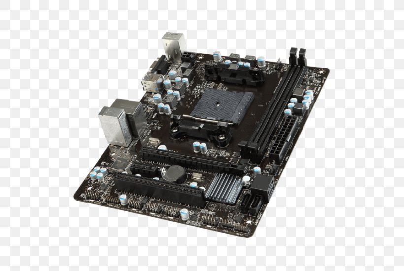 Socket AM4 MSI A68HM-P33 V2 Motherboard MicroATX, PNG, 550x550px, Socket Am4, Atx, Computer, Computer Component, Computer Hardware Download Free