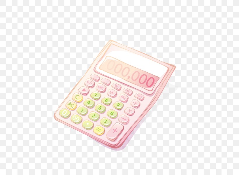 Calculator Pink, PNG, 600x600px, Calculator, Animation, Cartoon, Color, Drawing Download Free