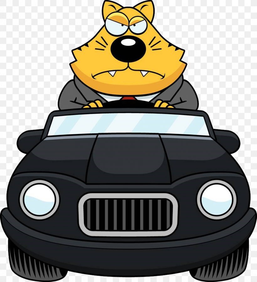 Cat Cartoon Driving Illustration, PNG, 912x1000px, Cat, Automotive Design, Automotive Exterior, Brand, Car Download Free