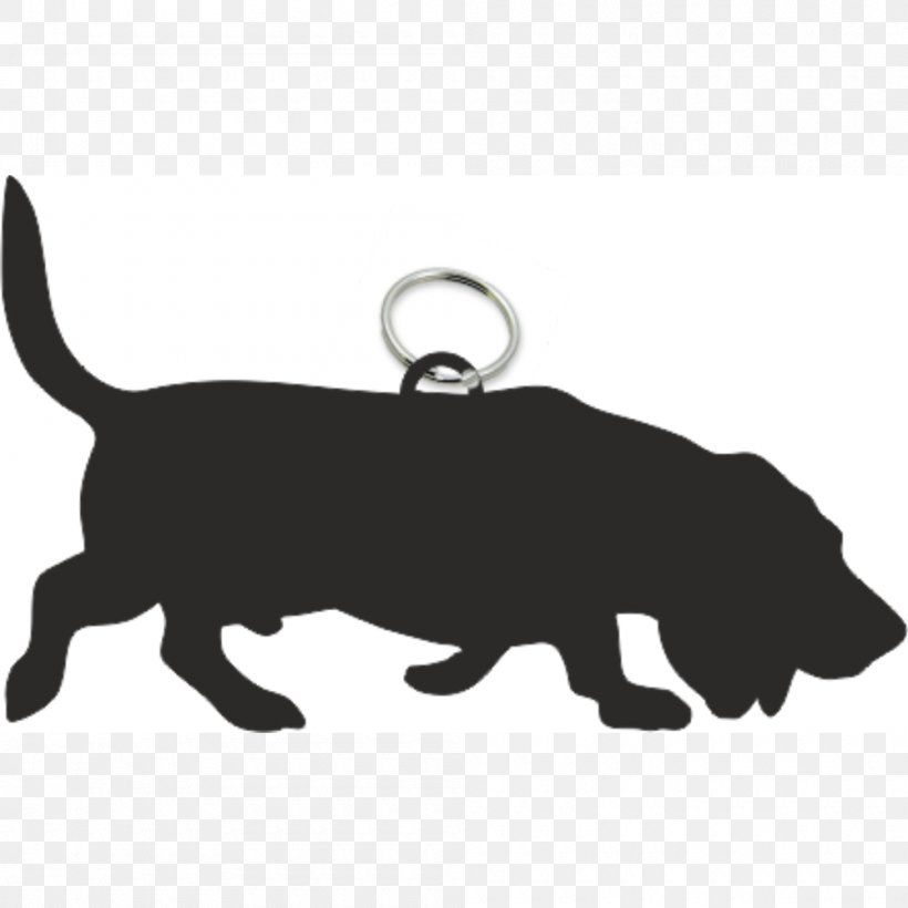 Basset Hound Bassett Hounds Bloodhound Decal, PNG, 1000x1000px, Basset Hound, Bassett Hounds, Black, Black And White, Bloodhound Download Free