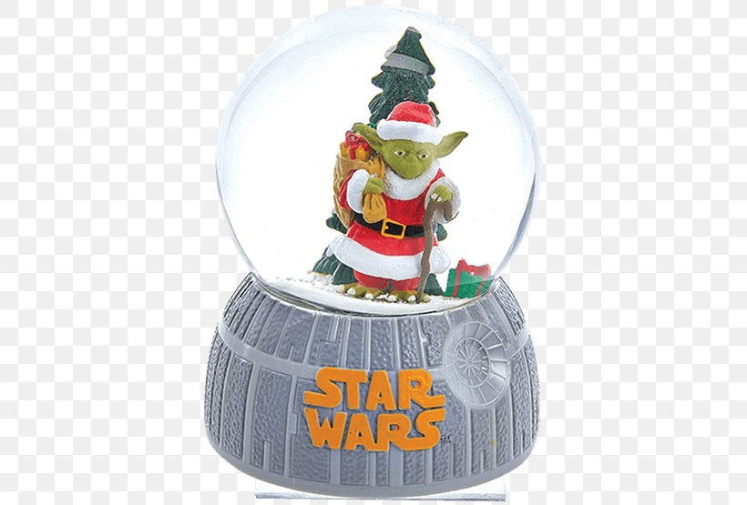 Yoda Stormtrooper Snow Globes Star Wars Christmas Ornament, PNG, 555x555px, Watercolor, Cartoon, Flower, Frame, Heart Download Free