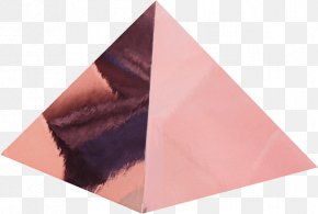 Pyramid Chart - Pink M Triangle PNG