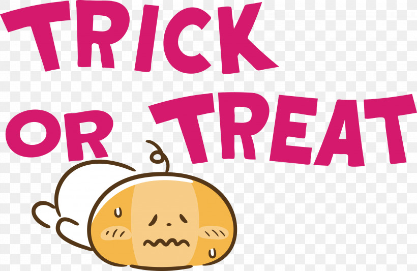 TRICK OR TREAT Halloween, PNG, 3000x1952px, Trick Or Treat, Behavior, Biology, Cartoon, Geometry Download Free