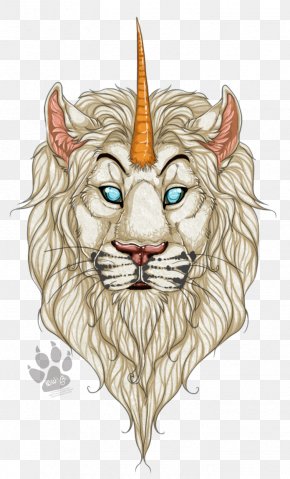 IT Trade Fair Poster - Whiskers Tiger Lion Cat Illustration PNG