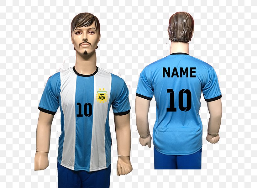 Lionel Messi Jersey T-shirt Argentina National Football Team FIFA World Cup, PNG, 600x600px, Lionel Messi, Argentina National Football Team, Blue, Clothing, Electric Blue Download Free