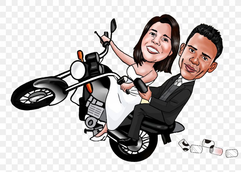 Motorcycle Accessories Engagement Caricature Marriage, PNG, 1181x844px, Motorcycle, Automotive Design, Caricature, Cartoon, Convite Download Free