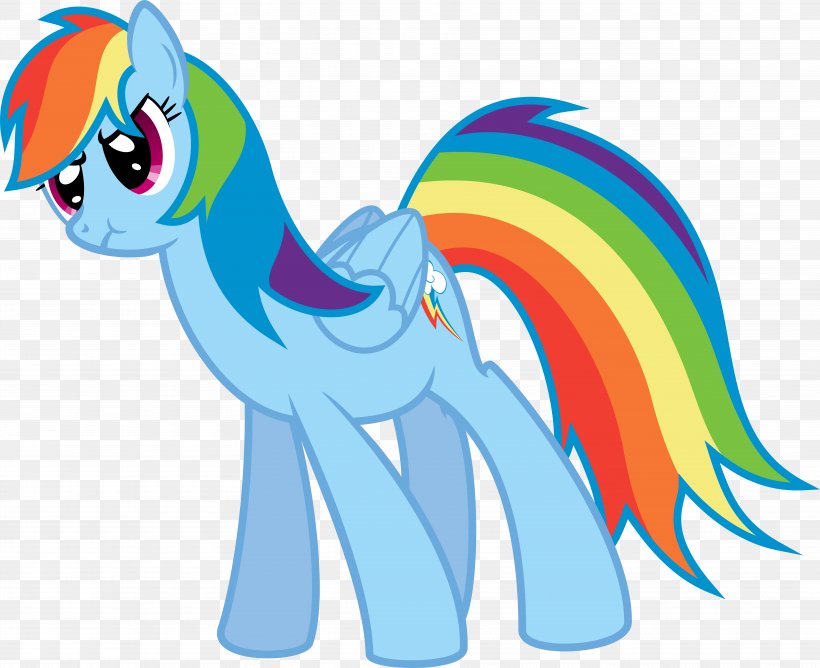 Pony Rainbow Dash Horse Drawing, PNG, 7362x6000px, Pony, Anger, Animal Figure, Art, Cartoon Download Free