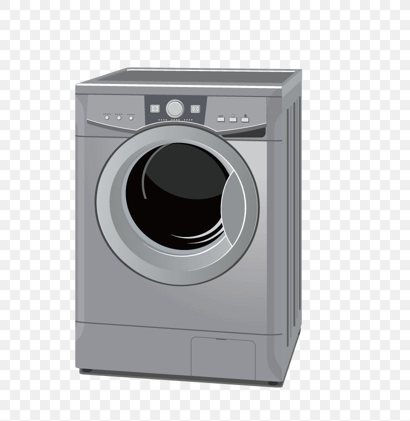 Washing Machine Euclidean Vector Home Appliance, PNG, 800x842px, Washing Machine, Cleaning, Cleanliness, Clothes Dryer, Dishwasher Download Free