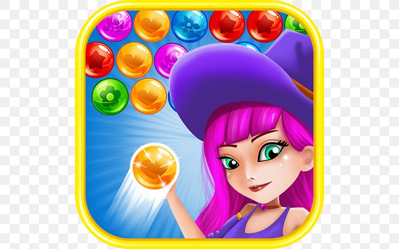 Witch Bird Pop: Bubble Shooter Bird Eggs Bubble Bird Rescue Snake Balls Bubble Fruit Match, PNG, 512x512px, Bird Eggs, Android, Bubble Bird Rescue, Bubble Fruit Match, Candy Free Download Free