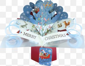 Christmas - Christmas Tree Pop-up Ad Reindeer Greeting & Note Cards PNG