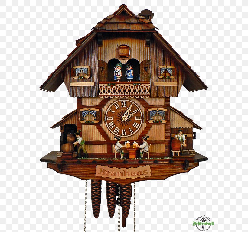 Cuckoo Clock Black Forest Quartz Clock Cuckoos, PNG, 595x768px, Cuckoo Clock, Alarm Clocks, Black Forest, Brauhaus, Clock Download Free
