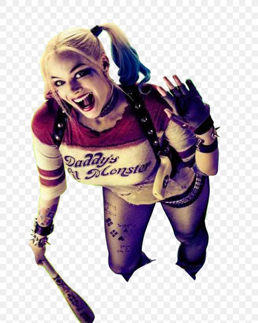 Margot Robbie Harley Quinn Joker Suicide Squad Deadshot, PNG, 1024x1284px, Watercolor, Cartoon, Flower, Frame, Heart Download Free