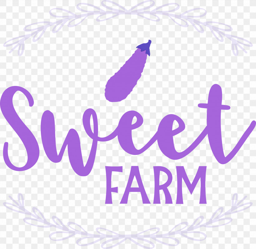 Sweet Farm, PNG, 3000x2917px, Logo, Calligraphy, Geometry, Lavender, Line Download Free
