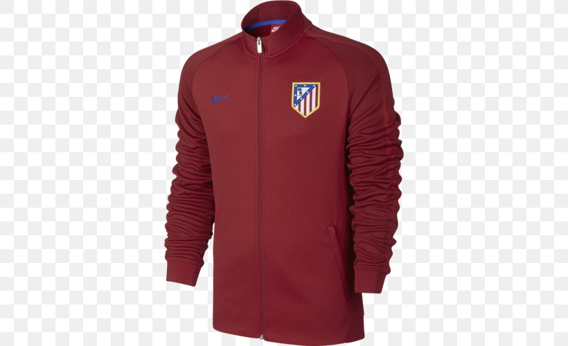 Tracksuit Atlético Madrid Jersey Jacket, PNG, 500x500px, Tracksuit, Active Shirt, Atletico Madrid, Coat, Football Download Free