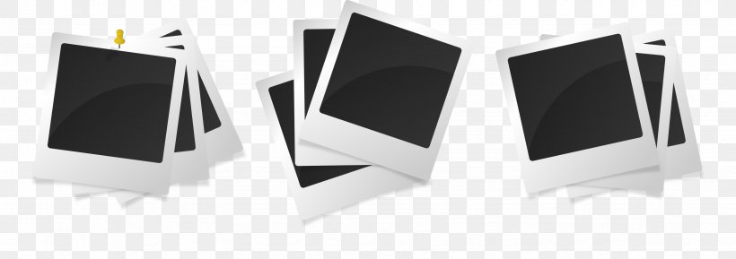 Euclidean Vector Photography Polaroid Corporation, PNG, 3342x1178px, Photography, Audio, Black And White, Brand, Drawing Download Free