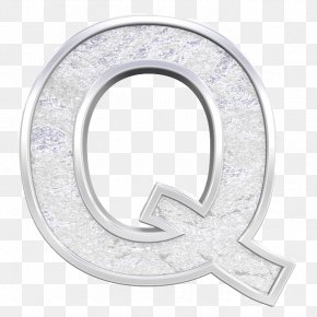 Q - Silver Letter Metal PNG