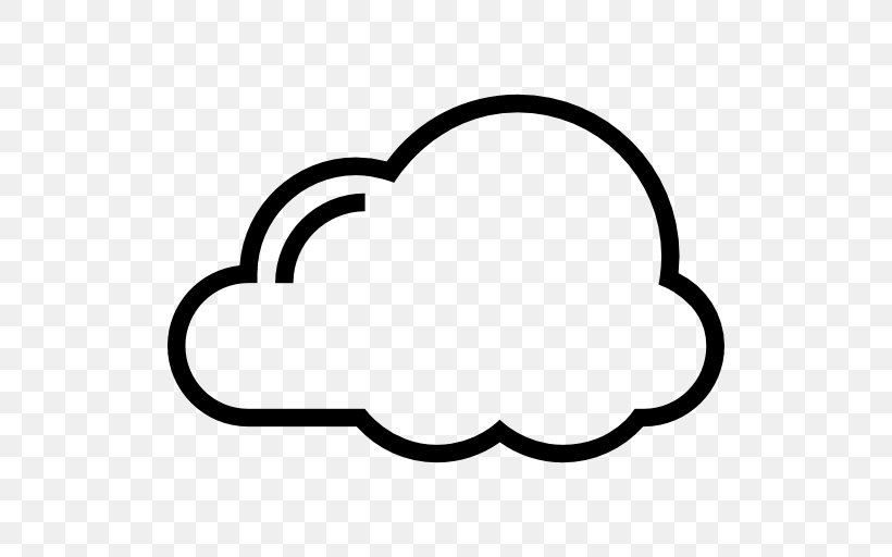 Clip Art, PNG, 512x512px, Cloud, Area, Black, Black And White Download Free