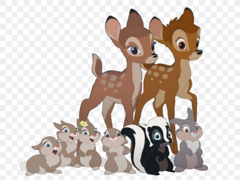 Faline Thumper Bambi Digital Art, PNG, 1024x768px, Faline, Animal Figure, Art, Bambi, Carnivoran Download Free