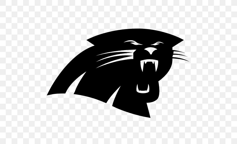 Carolina Panthers Nfl Super Bowl American Football Logo Png 500x500px Carolina Panthers American Football Black Black