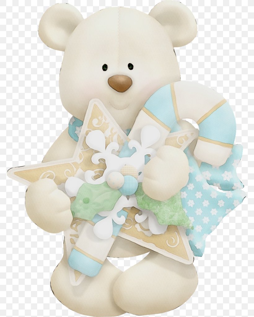 Teddy Bear, PNG, 775x1024px, Watercolor, Baby Toys, Bear, Beige ...