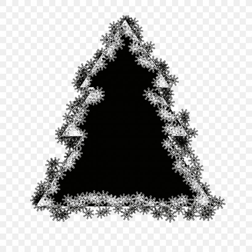 Christmas Tree Spruce, PNG, 1280x1280px, Christmas Tree, Black, Black And White, Christmas, Christmas Decoration Download Free