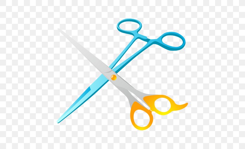 Scissors Clip Art, PNG, 500x500px, Scissors, Hair Care, Hair Shear, Haircutting Shears, Hairdresser Download Free
