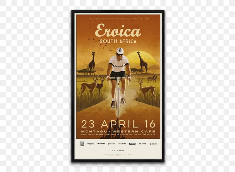 South Africa Poster Bicycle Cycling Eroica Britannia, PNG, 600x600px, 2018, South Africa, Advertising, Africa, Bicycle Download Free