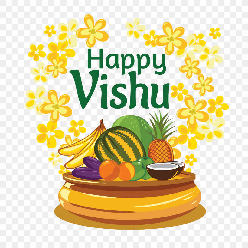 Vishu Hindu Vishu, PNG, 2800x2800px, Vishu, Diwali, Greeting, Happiness, Hindu Vishu Download Free
