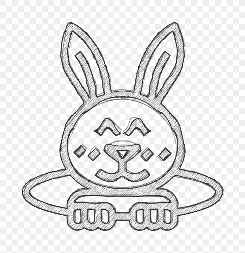 Easter Icon Rabbit Icon, PNG, 1212x1250px, Easter Icon, Area, Biology, Easter Bunny, Line Download Free
