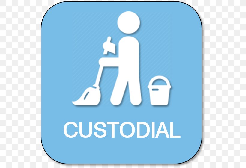 Janitor Cleaning Facility Management, PNG, 555x561px, Janitor, Access Control, Area, Blue, Brand Download Free