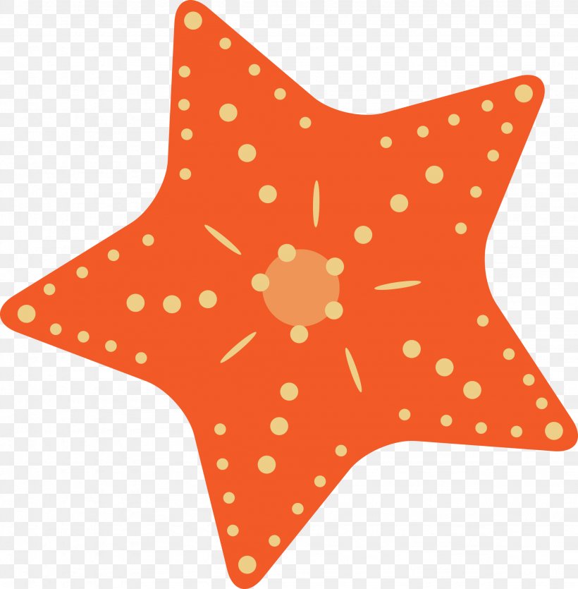 Starfish Vector Graphics Image, PNG, 2048x2087px, Starfish, Diagram, Orange, Pink, Polka Dot Download Free