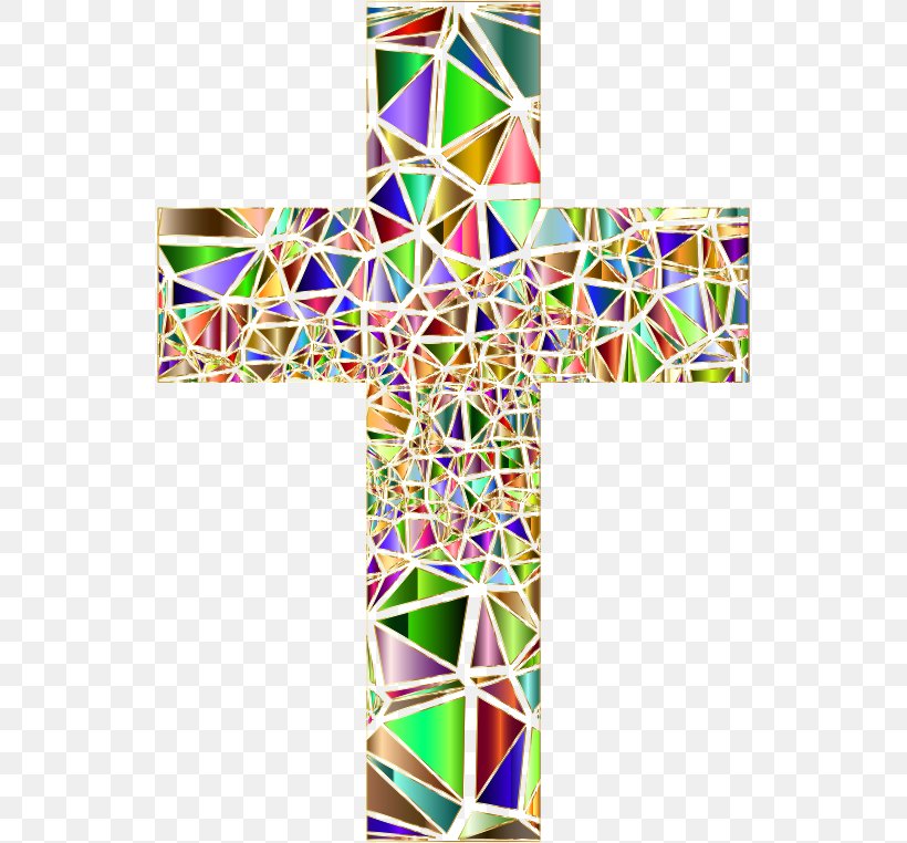 Window Stained Glass Christian Cross, PNG, 536x762px, Window, Art, Christian Cross, Church Window, Color Download Free
