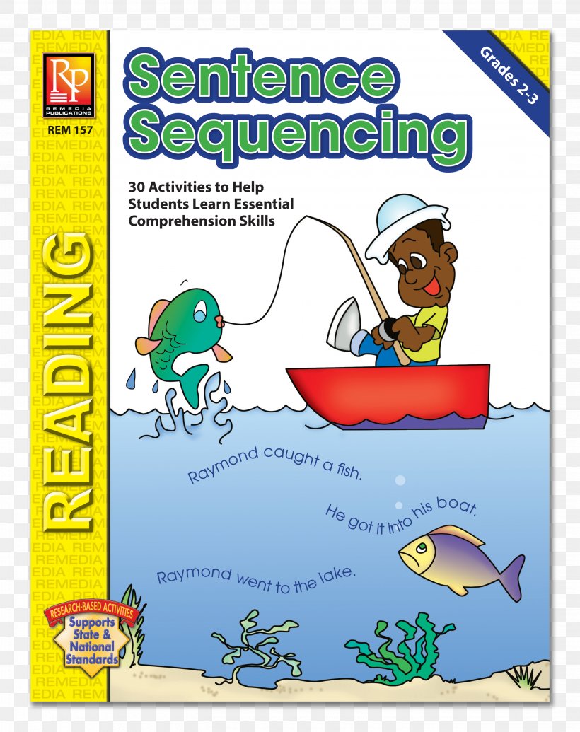 Easy Sentence Writing Skill Sequencing Book, PNG, 2850x3600px, Sentence, Area, Book, Cardinality, Cartoon Download Free