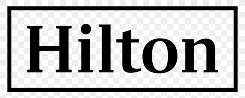 Hilton Hotels & Resorts Logo Hilton Worldwide Suite, PNG, 2500x1000px, Hilton Hotels Resorts, Area, Black And White, Brand, Company Download Free