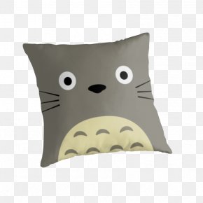 Totoro - Throw Pillows Textile Cushion Linens PNG
