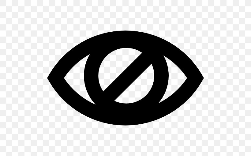 Vision Loss Symbol Sign Clip Art, PNG, 512x512px, Vision Loss, Black And White, Brand, Emoticon, Eye Download Free
