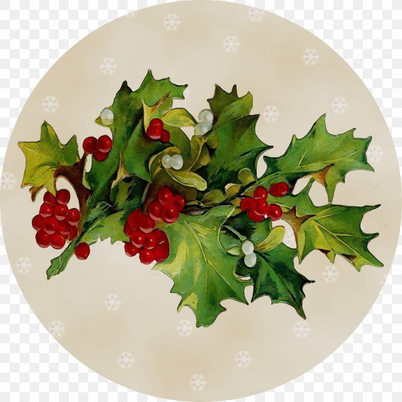 Holly, PNG, 1400x1400px, Watercolor, Branch, Dishware, Flower, Flowering Plant Download Free