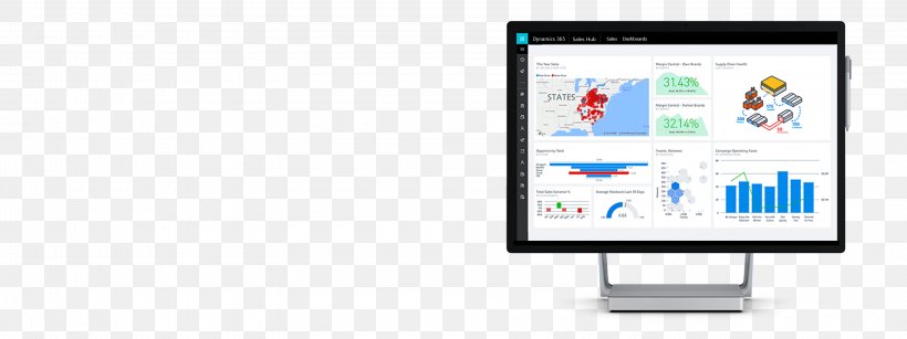 Microsoft Dynamics GP Dynamics 365 Customer Relationship Management, PNG, 3200x1200px, Microsoft Dynamics, Brand, Business, Communication, Computer Monitor Download Free