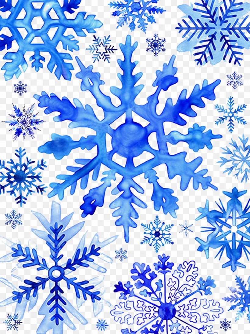 Watercolor Painting Snowflake Drawing Christmas, PNG, 1015x1354px, Watercolor Painting, Art, Black And White, Blue, Branch Download Free