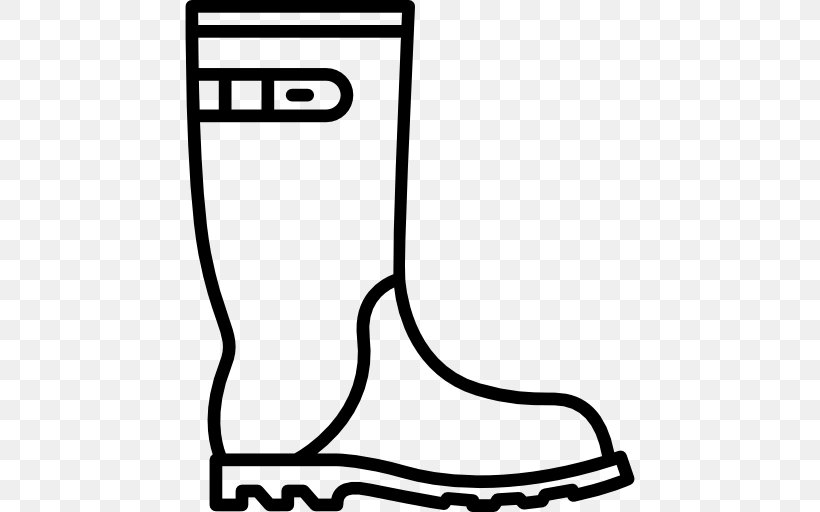 Wellington Boot Rain Footwear, PNG, 512x512px, Wellington Boot, Area, Black, Black And White, Boot Download Free