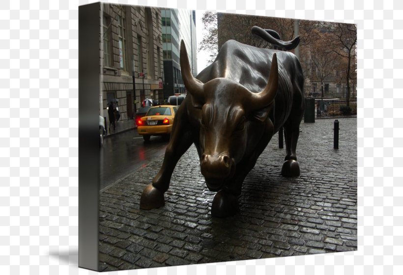 Charging Bull Cattle Ox Statue, PNG, 650x560px, Charging Bull, Art, Bull, Canvas, Cattle Download Free