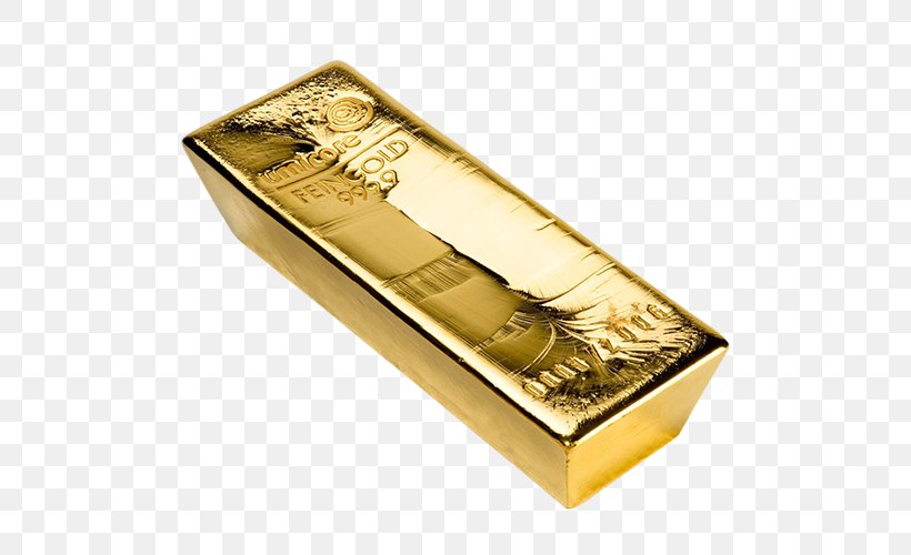 Gold Bar Bullion Good Delivery Gold As An Investment, PNG, 500x500px, Gold Bar, Bullion, Bullionbypost, Gold, Gold As An Investment Download Free