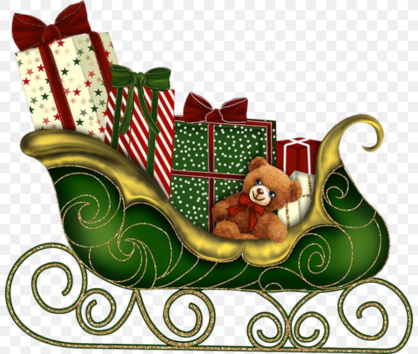 Santa Claus Christmas Card Sled Clip Art, PNG, 800x695px, Santa Claus, Christmas, Christmas Card, Christmas Decoration, Christmas Elf Download Free